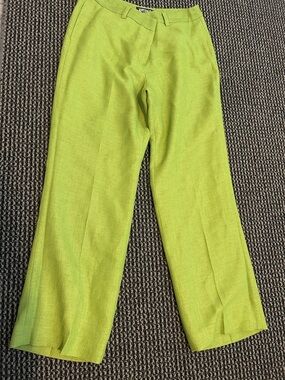 Kasper Petite Neon Lime Pant.